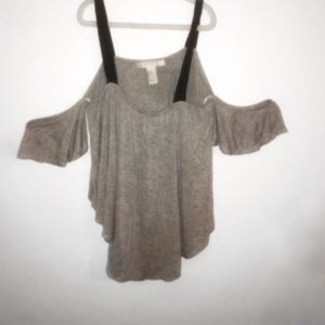 Contemporary Open-Shoulder Top